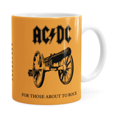 Caneca Ac Dc For Those About To Rock Branca