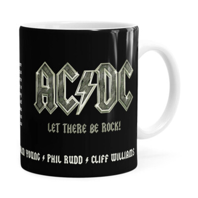Caneca Ac Dc Let There Be Rock Branca