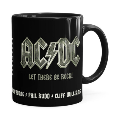 Caneca Ac Dc Let There Be Rock Preta