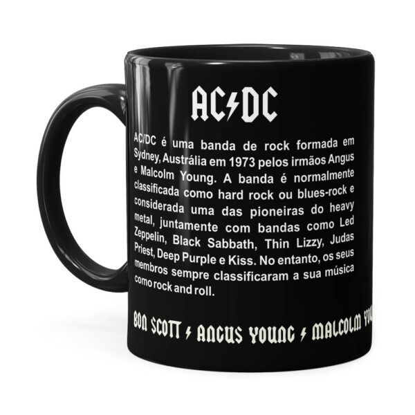 Caneca Ac Dc Let There Be Rock Preta