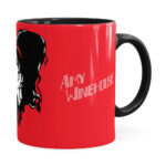 Caneca Amy Winehouse Art Preta