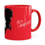 Caneca Amy Winehouse Art Vermelha