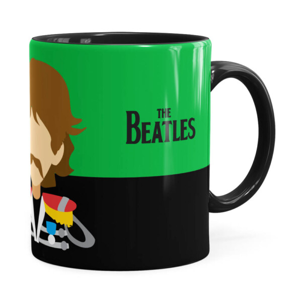 Caneca Beatles George Banda Preta