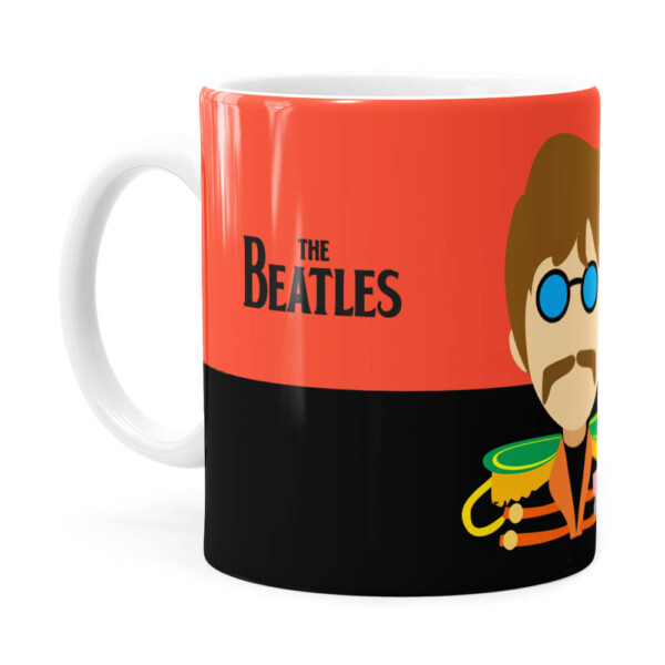 Caneca Beatles John Banda Branca