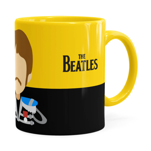 Caneca Beatles Paul Banda Amarela