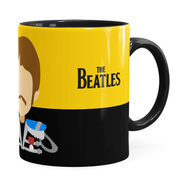 Caneca Beatles Paul Banda Preta