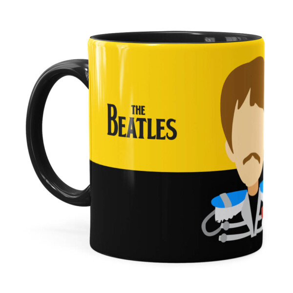 Caneca Beatles Paul Banda Preta