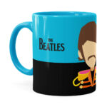 Caneca Beatles Ringo Banda Azul Claro
