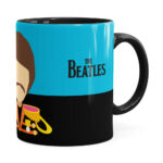 Caneca Beatles Ringo Banda Preta