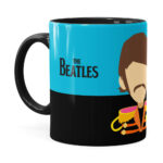 Caneca Beatles Ringo Banda Preta