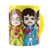 Caneca Beatles Sgt Peppers Lonely Hearts Amarela