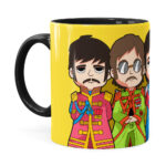 Caneca Beatles Sgt Peppers Lonely Hearts Preta