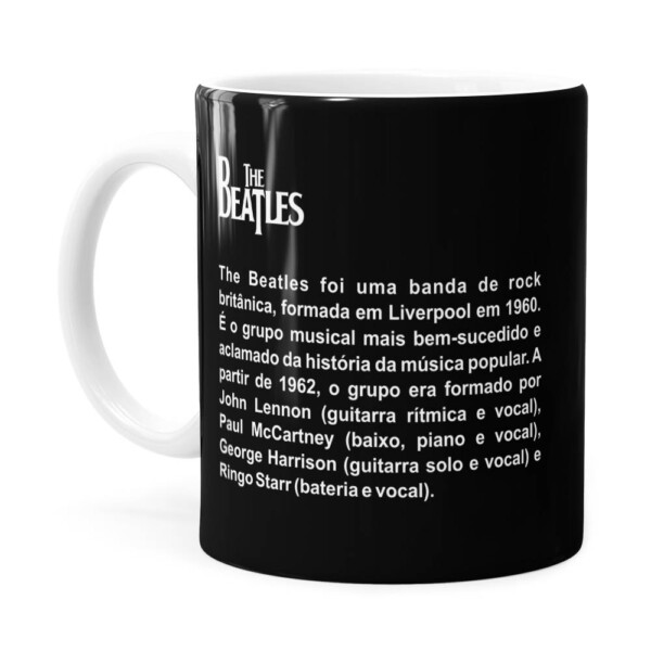 Caneca Beatles With The Beatles Branca
