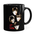 Caneca Beatles With The Beatles Preta
