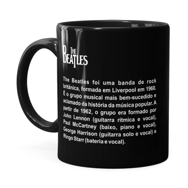 Caneca Beatles With The Beatles Preta