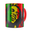 Caneca Bob Marley Mosaíco Vermelha