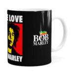 Caneca Bob Marley One Love Branca