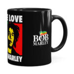 Caneca Bob Marley One Love Preta