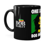Caneca Bob Marley One Love Preta