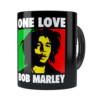 Caneca Bob Marley One Love Preta
