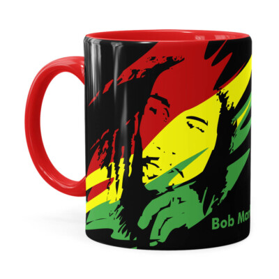 Caneca Bob Marley Se Deus Criou Vermelha