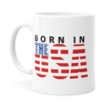 Caneca Born In The Usa Branca