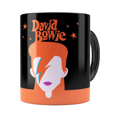 Caneca David Bowie Preta