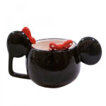 Caneca 3D Minnie Rosto Porcelana 280ml