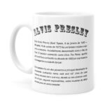 Caneca Elvis Presley Arte History Branca