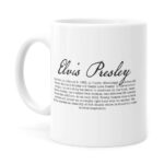 Caneca Elvis Presley Face Branca
