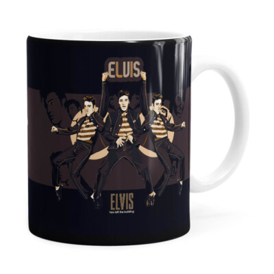 Caneca Elvis Presley Poster Branca