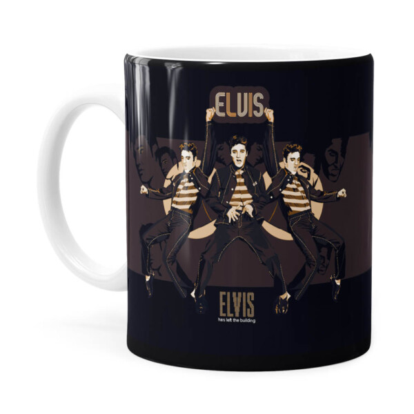 Caneca Elvis Presley Poster Branca