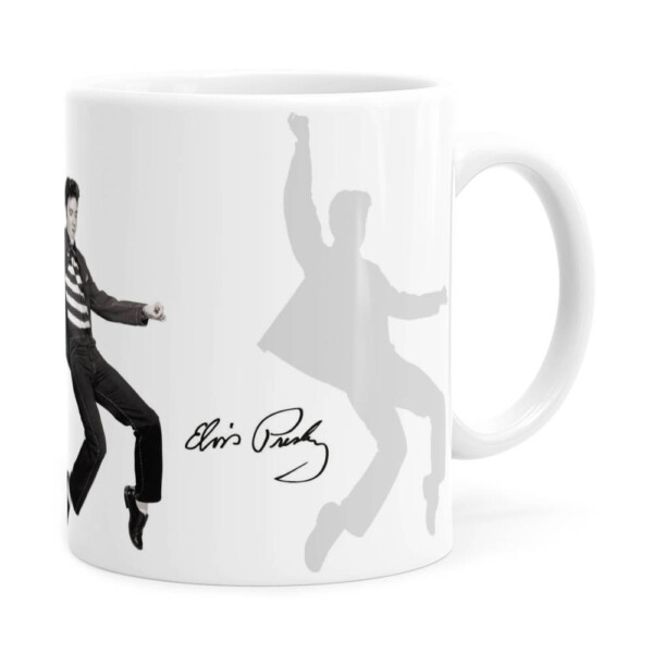 Caneca Elvis Presley Prisioneiro Do Rock Branca