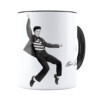 Caneca Elvis Presley Prisioneiro Do Rock Preta