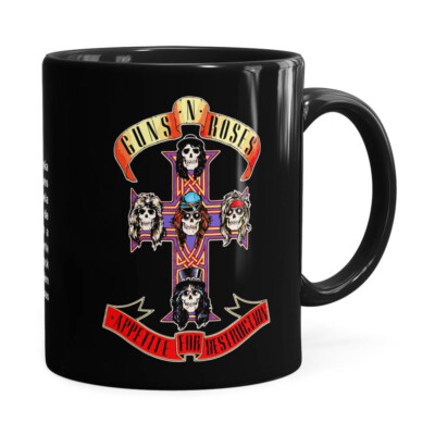 Caneca Guns N Roses Appetite For Destruction Preta
