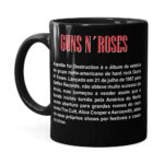 Caneca Guns N Roses Appetite For Destruction Preta