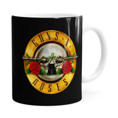 Caneca Guns N Roses Logo Branca