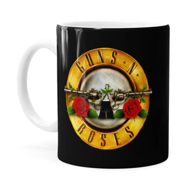 Caneca Guns N Roses Logo Branca
