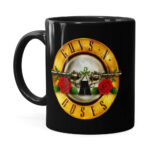 Caneca Guns N Roses Logo Preta