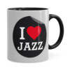 Caneca I Love Jazz V01 Preta