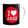 Caneca I Love Jazz V02 Branca