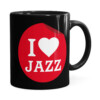 Caneca I Love Jazz V02 Preta