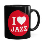 Caneca I Love Jazz V02 Preta