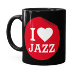 Caneca I Love Jazz V02 Preta