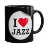 Caneca I Love Jazz V03 Preta
