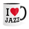 Caneca I Love Jazz V04 Preta