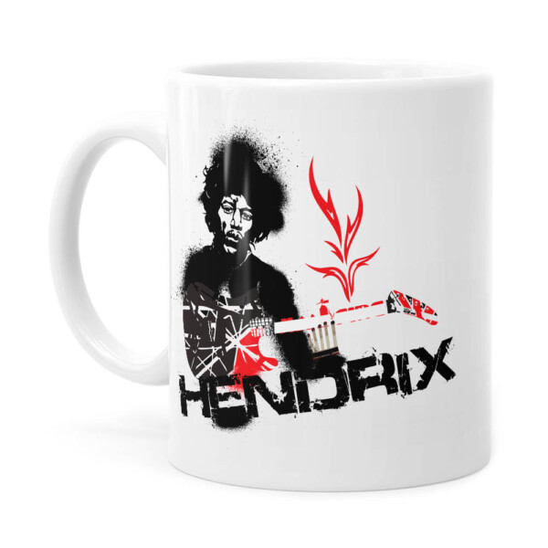 Caneca Jimi Hendrix Branca