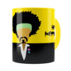Caneca Jimi Hendrix Minimalista Amarela