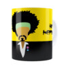 Caneca Jimi Hendrix Minimalista Branca