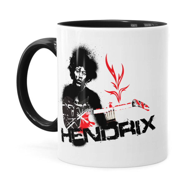 Caneca Jimi Hendrix Preta